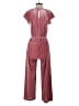 Assorted Brands 100% Polyester Solid Pink Jumpsuit Size 14 - photo 2