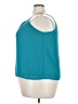 Dna Couture 100% Polyester Teal Sleeveless Blouse Size 3X - photo 5