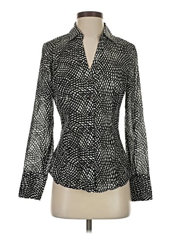 Express Design Studio Long Sleeve Blouse (view 1)