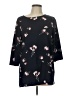 French Connection 100% Polyester Black 3/4 Sleeve Blouse Size L - photo 1