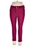 YMI Solid Burgundy Casual Pants Size 2X - photo 1