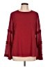 Assorted Brands Burgundy Long Sleeve Blouse Size L - photo 1
