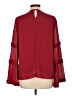 Assorted Brands Burgundy Long Sleeve Blouse Size L - photo 2
