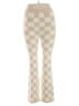 Belle the Label Checkered-gingham Ivory Casual Pants Size XL - photo 2