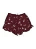 Mossimo Supply Co. 100% Rayon Floral Burgundy Shorts Size XS - photo 2