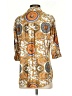 Assorted Brands Paisley Gold 3/4 Sleeve Blouse Size S - photo 2