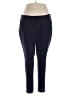 Susan Graver Solid Blue Active Pants Size 1X - photo 1