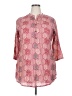 Assorted Brands Pink 3/4 Sleeve Blouse Size 4X - photo 1