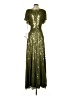 Mac Duggal 100% Polyester Green Cocktail Dress Size 4 - photo 2