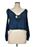 Lulus Blue Long Sleeve T-Shirt Size XL - photo 1