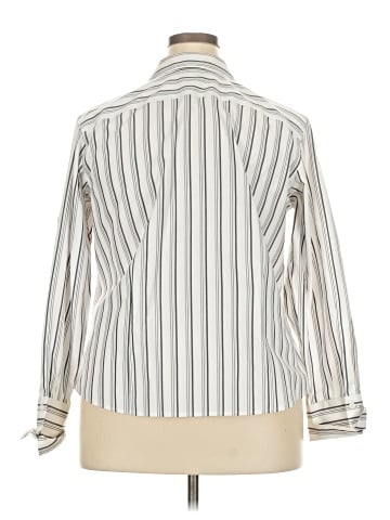 Gold Label Investments 3/4 Sleeve Button-Down Shirt (view 2)