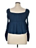 Lulus Blue Long Sleeve T-Shirt Size XL - photo 2