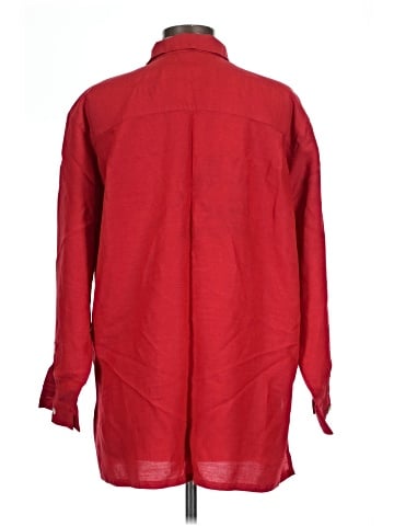 Emma James 3/4 Sleeve Button-Down Shirt (view 2)