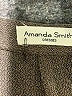 Amanda Smith 100% Polyester Brown Tan Dress Pants Size 10 - photo 4