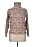 SEPARATE ISSUE Floral Ivory Turtleneck Sweater Size XL - photo 1