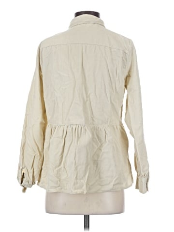 Ann Taylor LOFT Outlet Long Sleeve Button-Down Shirt (view 2)
