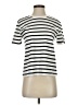 Zara Stripes Ivory Short Sleeve Turtleneck Size XXS - photo 1