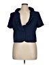 Danny & Nicole 100% Polyester Blue Short Sleeve Top Size 14 - photo 1