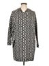 CP Shades Chevron-herringbone Black Casual Dress Size L - photo 1