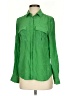 Joe Fresh Green Long Sleeve Blouse Size XS - photo 1