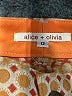 Alice + Olivia Chevron-herringbone Orange Casual Pants Size 0 - photo 7