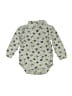 TKS Basics 100% Cotton Print Green Long Sleeve Onesie 9-12 MO / 12 MO - photo 1
