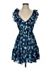 Assorted Brands 100% Polyester Hearts Blue Casual Dress Size S - photo 1