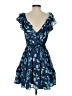 Assorted Brands 100% Polyester Hearts Blue Casual Dress Size S - photo 2