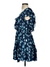 Assorted Brands 100% Polyester Hearts Blue Casual Dress Size S - photo 5