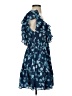 Assorted Brands 100% Polyester Hearts Blue Casual Dress Size S - photo 4