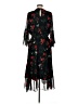 Gibson Latimer 100% Polyester Floral Black Cocktail Dress Size M - photo 2