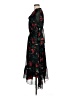 Gibson Latimer 100% Polyester Floral Black Cocktail Dress Size M - photo 5