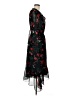 Gibson Latimer 100% Polyester Floral Black Cocktail Dress Size M - photo 4