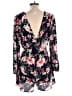 Toxik3 100% Polyester Floral Black Blue Romper Size M - photo 2