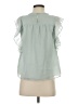 Ann Taylor LOFT 100% Polyester Green Sleeveless Blouse Size XS - photo 2