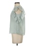 Ann Taylor LOFT 100% Polyester Green Sleeveless Blouse Size XS - photo 5