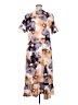 Unbranded 100% Polyester Print Purple Casual Dress Size XL - photo 2