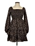 Altar'd State 100% Polyester Hearts Brown Casual Dress Size XS - photo 1