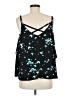 Torrid 100% Polyester Teal Sleeveless Blouse Size Med Plus (00) - photo 2