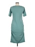 Unbranded Solid Teal Casual Dress Size M - photo 2