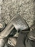 Amadi Solid Black Casual Pants Size S - photo 9