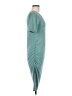 Unbranded Solid Teal Casual Dress Size M - photo 4