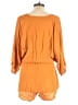 Unbranded Solid Orange Romper Size M (estimated) - photo 2
