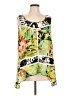 Cable & Gauge 100% Polyester Green Sleeveless Blouse Size L - photo 1