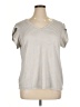 Ekouaer Stripes Gray Short Sleeve T-Shirt Size XL - photo 1
