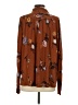 Ann Taylor Floral Brown Long Sleeve Blouse Size S - photo 2