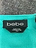 Bebe Color Block Teal Cocktail Dress Size M - photo 6