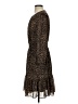 J.Crew 100% Polyester Animal Print Brown Cocktail Dress Size S - photo 5