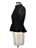 Ann Taylor 100% Polyester Black 3/4 Sleeve Blouse Size XXS - photo 5