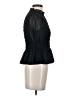Ann Taylor 100% Polyester Black 3/4 Sleeve Blouse Size XXS - photo 4